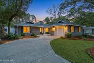 606 Camellia Lane, Sunset Beach, NC 28468 – photo 3: Front in evening