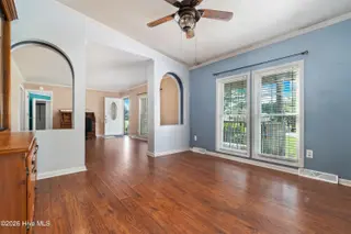 119 Dixon Drive, Newport, NC 28570 – photo 7: Living room and formal dining area