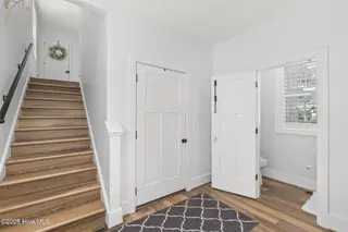 2108 Hidden Harbor Drive, New Bern, NC 28562 – photo 23: stairs to FROG/powder room