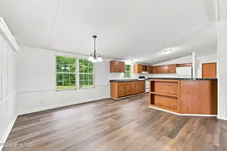 286 Mill Creek Road, Newport, NC 28570 – photo 8: Dining room and kitchen