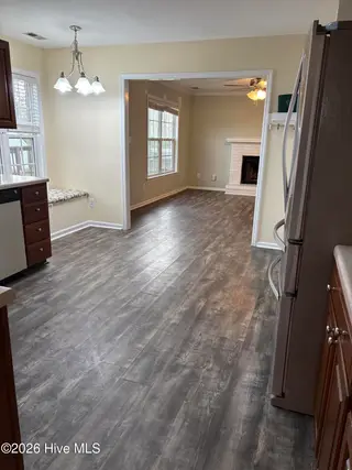 102 Dockside Drive, Jacksonville, NC 28546 – photo 5: Kitchen to Living Room