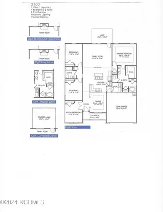 872 Pantego Boulevard SE, Bolivia, NC 28422 – photo 4: 2100 Floor plan