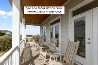 1607 W Fort Macon Road, Atlantic Beach, NC 28512 – photo 19: Back, Oceanside Porch