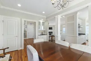 125 Roosevelt Drive, Pine Knoll Shores, NC 28512 — 5-bedroom home in Roosevelt Beach, Pine Knoll Shores, NC, photo 21 of 61: Formal dining room