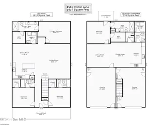 1516 Pinfish Lane, Carolina Beach, NC 28428 – photo 5: Floor Plan - 1516 Pinfish Lane