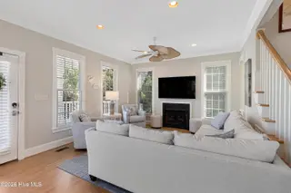 111 Sea Isle North Drive & Slip 7, Indian Beach, NC 28512 – photo 5: Open living room