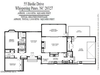 55 Birdie Drive, Whispering Pines, NC 28327 – photo 10: 55 Birdie floorplan