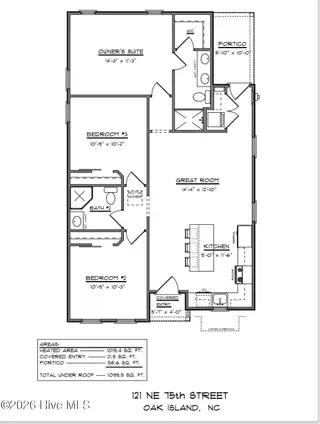 121 NE 75th Street, Oak Island, NC 28465 – photo 20: floor plan