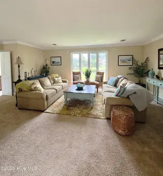 2128 Rivershore Road, Elizabeth City, NC 27909 — 3-bedroom home in Winslow Acres, Elizabeth City, NC, photo 8 of 48: LR w/ a VIEW!