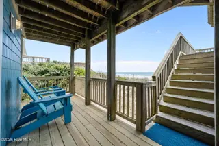 3826 Island Drive, North Topsail Beach, NC 28460 – photo 9: Deck off 1st Floor Bedroom