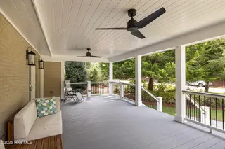 241 Oakleaf Drive, Pine Knoll Shores, NC 28512 – photo 2: Covered Front porch