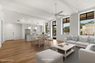 805 Mulberry Street Unit 101, Beaufort, NC 28516 – photo 2: Living, Kitchen, Dining