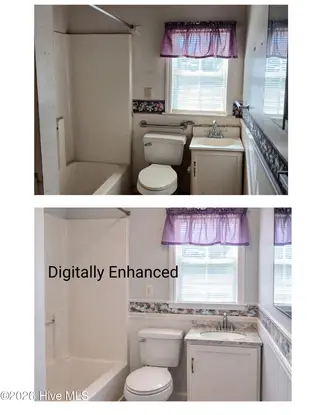 409 Plum Street, New Bern, NC 28560 – photo 21: Bathroom AI Enhanced