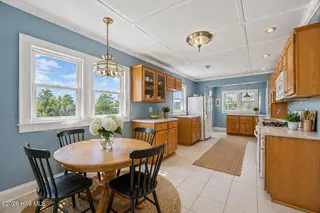 2472 Cedar Island Road, Cedar Island, NC 28520 — 3-bedroom home, Cedar Island, NC, photo 19 of 33: kitchen staged 2
