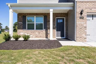 4136 Bertines Court, Elm City, NC 27822 — 3-bedroom home in River Stone, Elm City, NC, photo 3 of 39: Front Patio