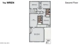 1011 Sandy Heights Loop Lot 20, Navassa, NC 28451 – photo 3: Wren Floorplan New DRHE_Second Floor 4BR