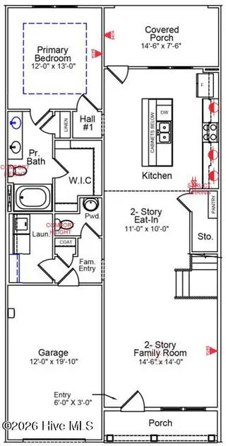 1210 Sunwater Terrace, Leland, NC 28451 — 3-bedroom townhome in Grand Park, Leland, NC, photo 2 of 46: 185 1st floor
