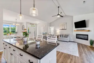 9001 Fox Trot Circle, Middlesex, NC 27557 – photo 10: 10-Kitchen Living Room View