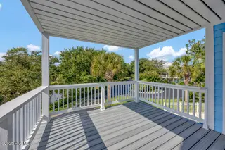 227 Gazebo Court, Wilmington, NC 28409 — 6-bedroom home in Inlet Point Harbor, Wilmington, NC, photo 20 of 67: Second-Floor Deck Off Family Room