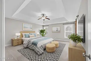 204 N Brig Drive, Hampstead, NC 28443 – photo 23: Primary Bedroom - 1 - Staged