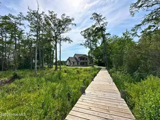 127 Pailin Creek Road, Elizabeth City, NC 27909 — 4-bedroom home in Pailin Creek Landing, Elizabeth City, NC, photo 18 of 59: Pier View of House