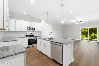 238 Cline Way Unit 126, Beaufort, NC 28516 – photo 8: Kitchen Open to Living Room