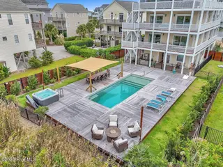 3713 Island Drive, North Topsail Beach, NC 28460 – photo 5: Aerial of backyard