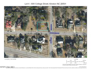 600 4 College Street, Kinston, NC 28501 – photo 3: Lot 4 - 600 College Street Aerial_120225