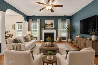 1105 Whitney Drive, Aberdeen, NC 28315 – photo 22: Living Room (AI Staged)