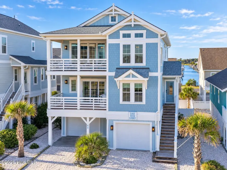 45 E First Street, Ocean Isle Beach, NC 28469 — 5-bedroom home in Ocean Isle Beach Island, Ocean Isle Beach, NC, photo 1 of 50: 099_dji_0188_741_enhanced