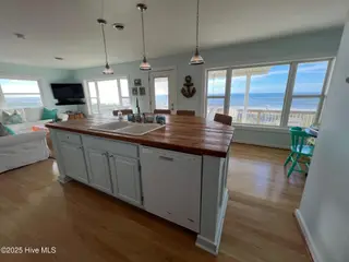 801 Ocean Drive, Emerald Isle, NC 28594 – photo 13: 13 Kitchen with custom island and VI