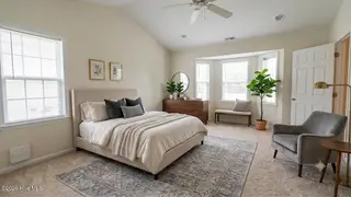 120 Hilda Drive, New Bern, NC 28562 – photo 19: Staged Primary Bedroom
