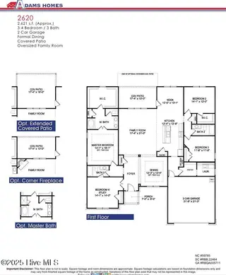 626 Sweet Potato Lane Lot 37, Nashville, NC 27856 – photo 2: 2620 plan