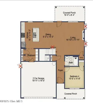 305 Ashurst Road, Carthage, NC 28327 – photo 4: First Floor Cutsheet