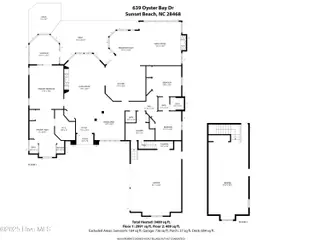 639 Oyster Bay Drive, Sunset Beach, NC 28468 – photo 16: mls-Floorplan-639 Oyster Bay Dr