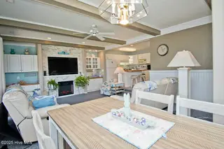 2804 Pier Pointe Drive 7a1, Emerald Isle, NC 28594 – photo 6: Living room view from Dining area