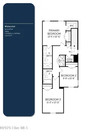 580 Sandy Hollow Drive, Jacksonville, NC 28540 – photo 15: Floor Plan (2nd Floor)