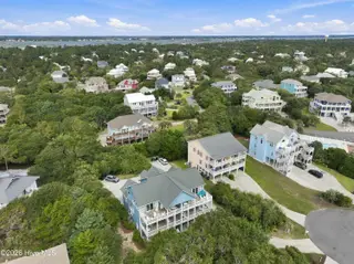 9936 Louise Howard Court East, Emerald Isle, NC 28594 — 3-bedroom townhome in Spinnakers Reach, Emerald Isle, NC, photo 19 of 32: Aerial