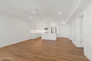 805 Mulberry Street Unit 112, Beaufort, NC 28516 — 1-bedroom condo in 805 Mulberry, Beaufort, NC, photo 12 of 24: Open Kitchen Living Room