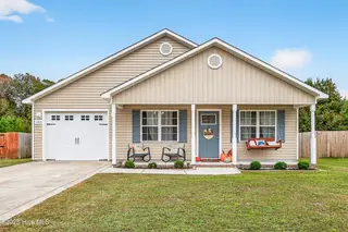 132 Woodbury Farm Drive, Jacksonville, NC 28540 – photo 1: Front of Home