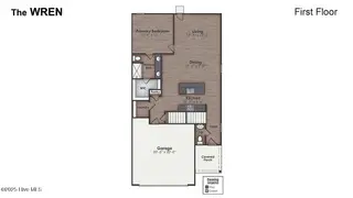 1144 Sandy Heights Loop (Lot 69), Navassa, NC 28451 – photo 2: Wren Floorplan New DRHE_First Floor