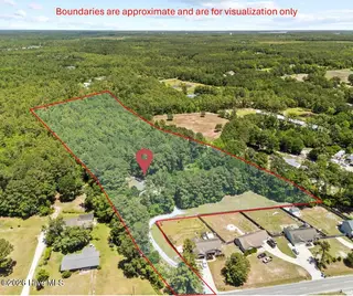 525 Old Folkstone Road, Holly Ridge, NC 28445 – photo 2: 525 Old Folkstone Property Lines 1