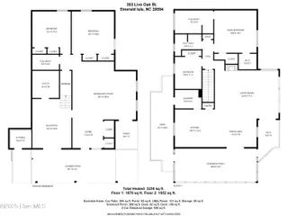 303 Live Oak Street, Emerald Isle, NC 28594 – photo 4: Floorplan-303 Live Oak St