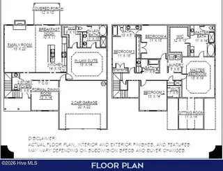 1003 Mahi Manor, New Bern, NC 28562 – photo 2: Floor Plan - Lot 499