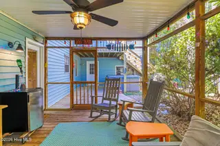 104 Elm Court, Pine Knoll Shores, NC 28512 – photo 7: Screened Patio