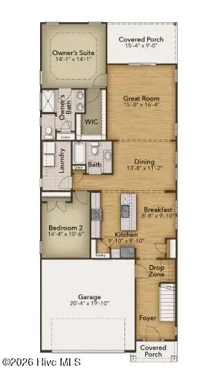 4037 Morning Dew Path Lot 75, Leland, NC 28451 — 3-bedroom home in Terrapin, Leland, NC, photo 2 of 37