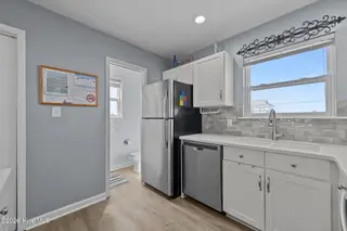 3802 Island Drive, North Topsail Beach, NC 28460 – photo 24: Kitchen & 1/2 Bath
