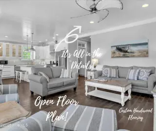 804 E Oak Island Drive, Oak Island, NC 28465 – photo 4: 804 E OAK ISLAND DR OPEN FLOOR PLAN WITH