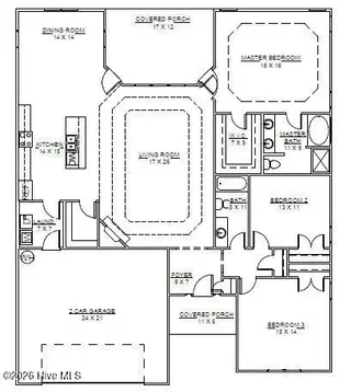 4008 Bluewater Boulevard, New Bern, NC 28562 – photo 7: Floor Plan