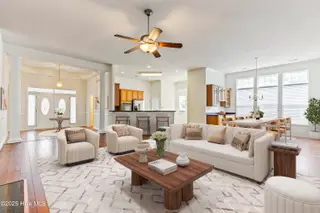 907 Corn Planters Circle, Carolina Shores, NC 28467 — 3-bedroom home in The Farm, Carolina Shores, NC, photo 13 of 77: Entrance, living room, dining_final